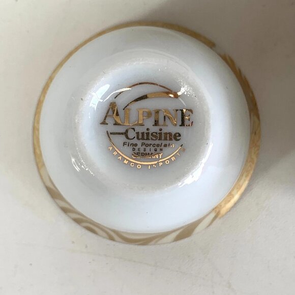 1 Arabic Turkish Coffee Cup Espresso Tea Porcelain Alpine Cuisine Germany Aramco - Picture 6 of 7